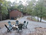 Large Lot with Fire Pit and Chairs